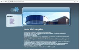 alte Homepage der STALI GmbH